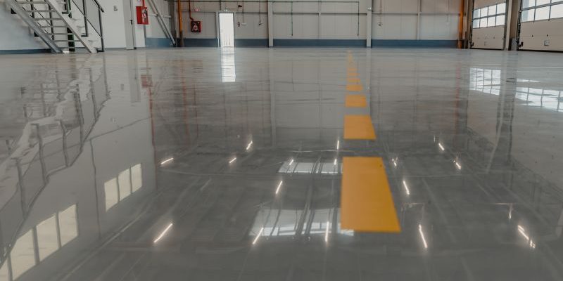 Epoxy Flooring in Factory