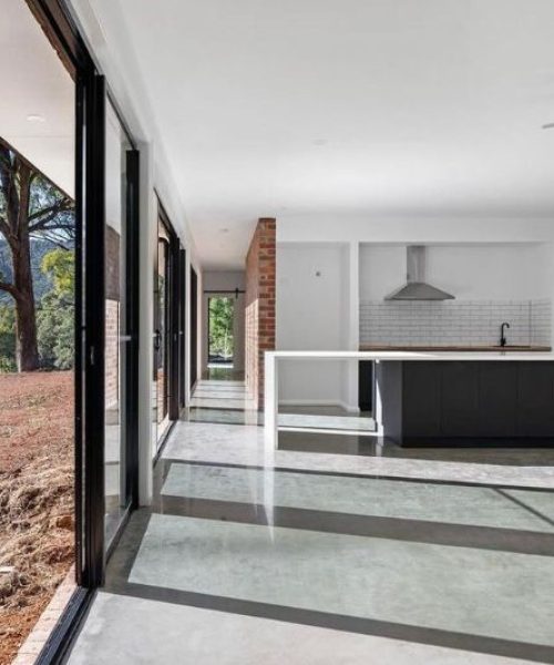 Polished-Concrete-kitchen-and-living-space-Wangaratta